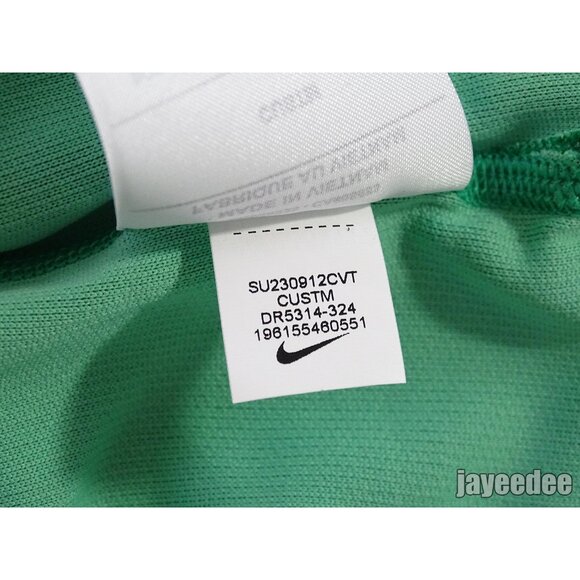 NIKE GOLF TIGER WOODS PIQUE POLO SHIRT CUSTOM ATHLETE EXCLUSIVE DR5314-324 GREEN - Picture 5 of 6